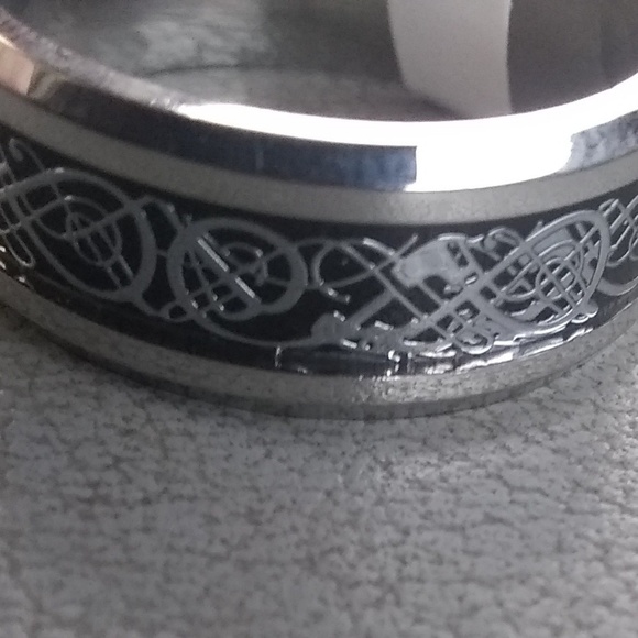 Mens Ring  - Stainless Steel Size 9 - Mens Band - Picture 2 of 6